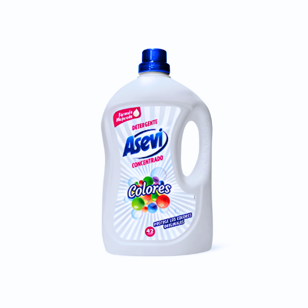 Asevi Detergente liquido concentrado colores 40 lavados